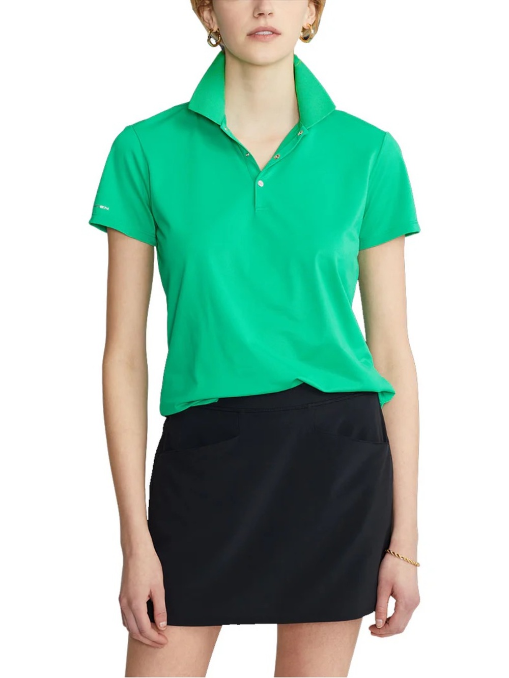 RLX Ralph Lauren Bright Green Short-Sleeve Golf Polo Top